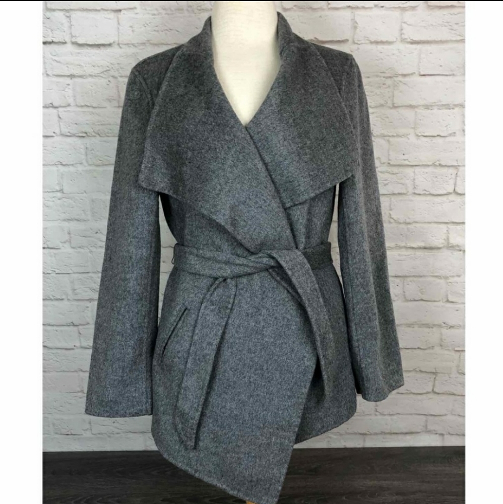 J. Jill angora wool wrap coat